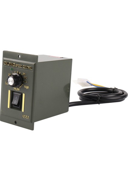 400W Motor Hız Denetleyicisi AC220V Regülatör Kontrol Cihazı Gösterge Işık Korotasyonu ve Ters Ayarlanabilir (Yurt Dışından)