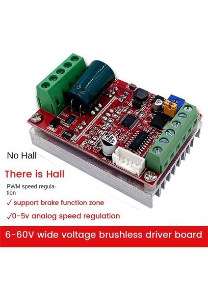 6-60V Bldc Üç Faz Dc Fırçasız Motor Kontrolör 400W Pwm Salon Motor Kontrol Sürücü Kurulu (Salon Ile) (Yurt Dışından) fiyatları