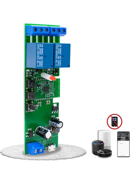 Ewelink 2 Kanal Wifi Elektrikli Doğrusal Aktüatör Motor Kontrolör 12V 24V 110V 220V 2ch Röle Kesici Dc 85-250V (Yurt Dışından) fırsatları