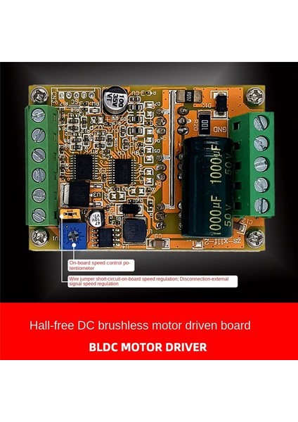 6-60V Bldc Üç Faz Dc Fırçasız Motor Kontrolör 400W Pwm Salonu Motor Kontrol Sürücü Kurulu (Salon Olmadan) (Yurt Dışından) modelleri