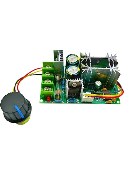 Dc Motor Hız Denetleyicisi Adımsız Hız Regülasyonu Darbe Genişliği Pwm Kontrolör Dc 12V 24V 36V 48V 20A 1200W (Yurt Dışından)