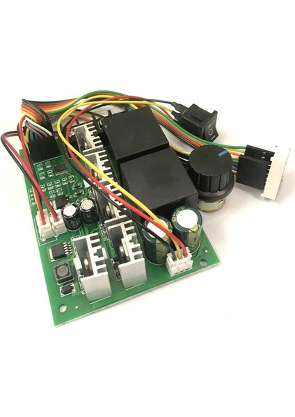 Pwm Dc Motor Hız Kontrolörü Dc 10 -55V Dijital LED Ekran 0-100% Ayarlanabilir Sürücü Modülü Giriş 40A 12V 24V 36V 48V (Yurt Dışından)