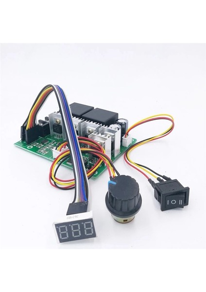 Pwm Dc Motor Hız Kontrolörü Dc 10 -55V Dijital LED Ekran 0-100% Ayarlanabilir Sürücü Modülü Giriş 40A 12V 24V 36V 48V (Yurt Dışından) fırsatları
