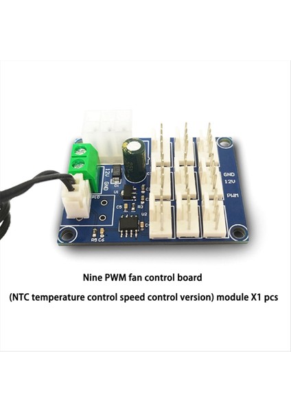 Pwm Hız Denetleyicisi 12V Sıcaklık Ölçüm Kontrolü Ntc Kontrol Bilgisayar Kılıfı Fan Çok Devreli Hız Denetleyicisi (Yurt Dışından) fırsatları
