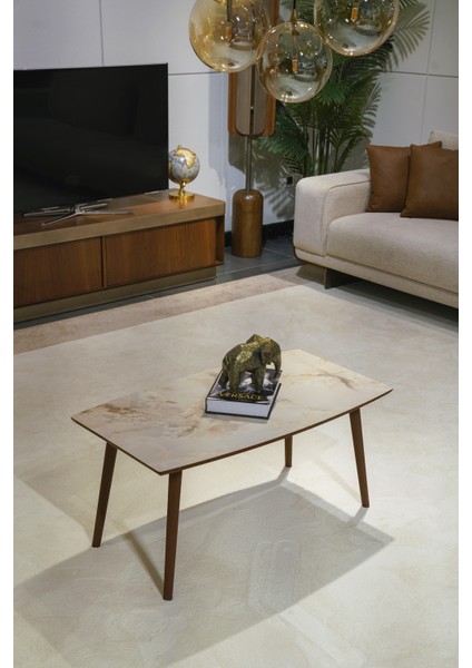 Istanbul Orta Sehpa %100 Mdf Gri Mermer