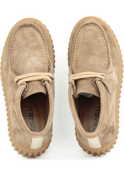 Hakiki Deri Erkek Bot Bağcıklı Kauçuk Taban - B263270 fırsatları