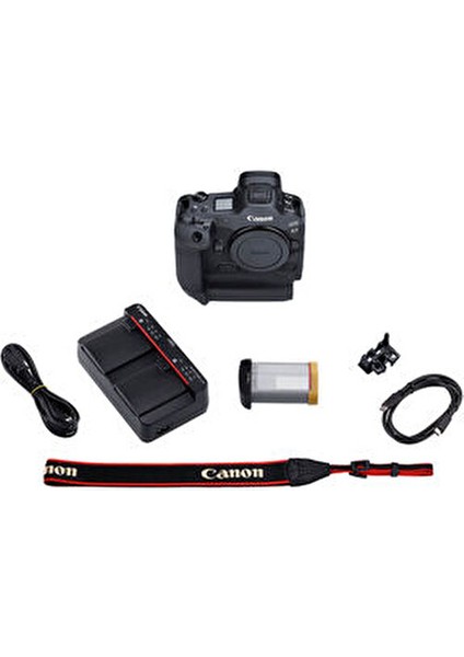 Eos R3 Aynasız Fotoğraf Makinesi 24 MP CMOS Sensör Siyah Profesyonel Kullanım İçin
