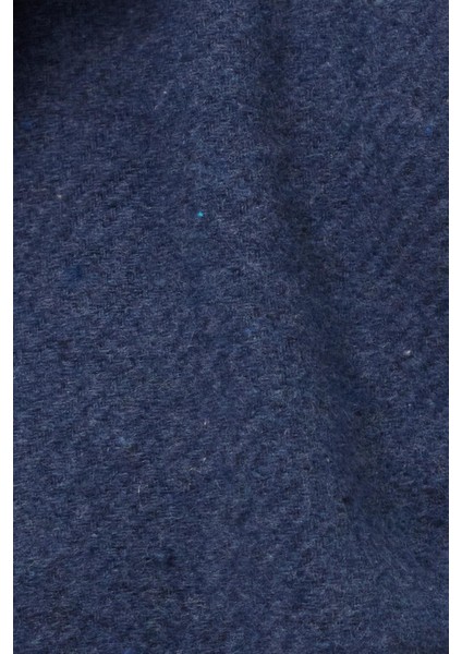 Erkek Relax Fit Rahat Kesim Fermuarlı Çift Cep Kapüşonlu Indigo Ceket Gömlek indirimleri