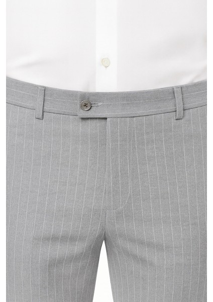 Çizgili Kruvaze Erkek Takım Elbise – Şık ve Rahat Italyan Kesim, Belden Oturtmalı, Top Düğmeli indirimleri