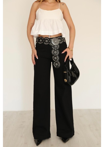 Palazzo Paça Kot Pantalon