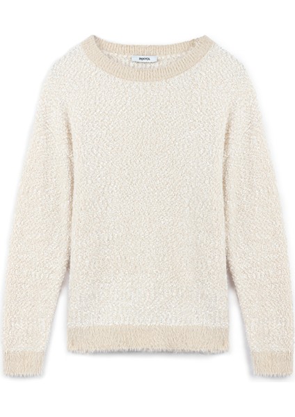 Dokulu colorblock kazak IW6240050310039