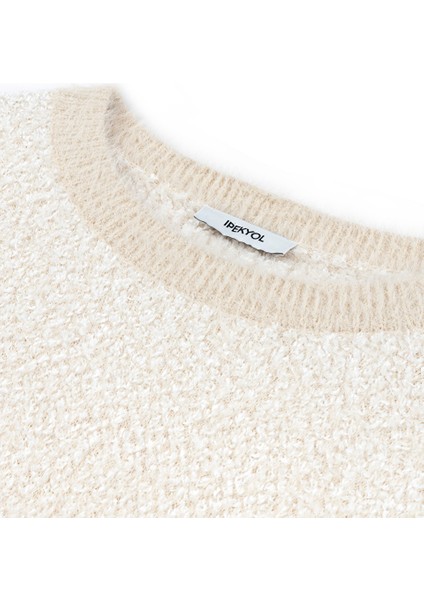 Dokulu colorblock kazak IW6240050310039 fiyatları