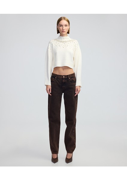 Hotfix baskılı crop triko IW6240050422018 fiyatları