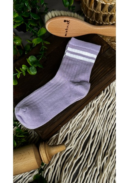 Pamuk Fitilli Kolej Çorabı