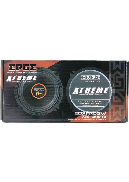 EDXPRO5W-E9 13 cm Profesyonel Midrange Xtreme Seri 240W Maksimum 120W Rms indirimleri