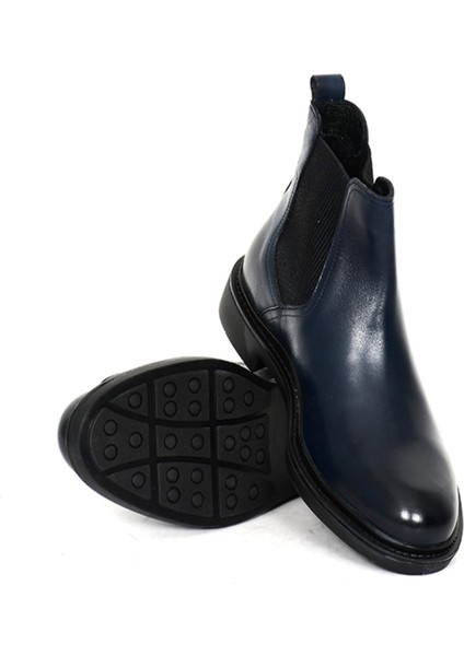 Hakiki Deri Chelsea Erkek Bot Kauçuk Taban - Tuna 2984 fırsatları