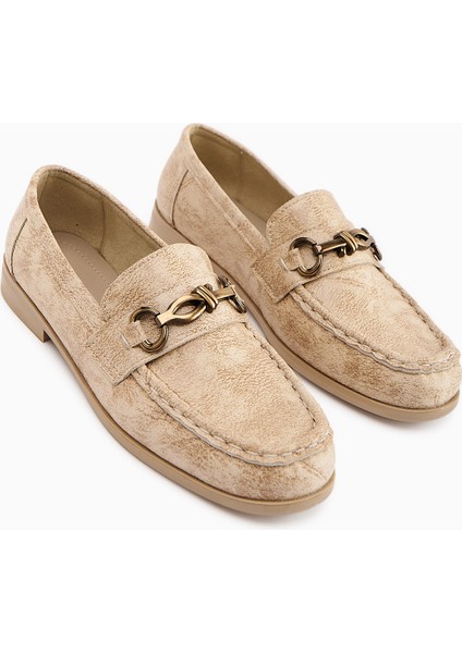Kali Ten Zincir Detaylı Loafer Kadın Ayakkabı modelleri