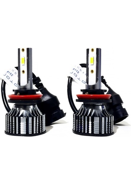 Mono LED Xenon Far Ampulu 12V-24V LED Headlight Şimşek Etkili Xenon LED