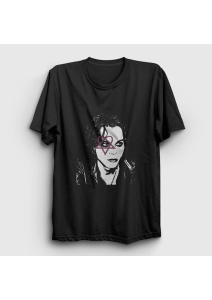 Unisex Siyah Poster Ville Valo Him T-Shirt