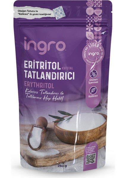 Ingro Eritritol Erythriol Tatlandırıcı 250 G
