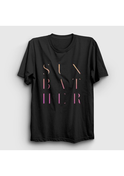 Unisex Siyah Sunbather Deafheaven T-Shirt