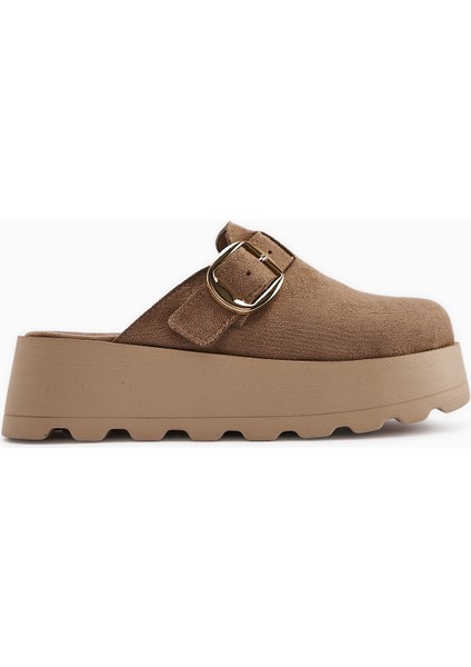 Clara Vizon Süet Tokalı Kadın Terlik modelleri