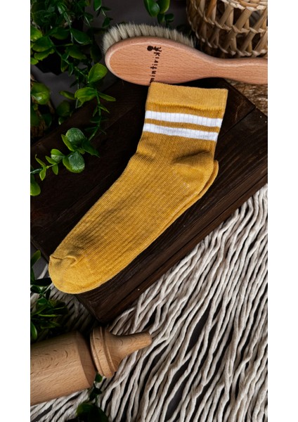 Pamuk Fitilli Kolej Çorabı