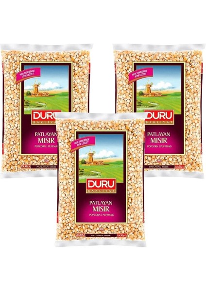 Patlayan Mısır 1000 gr x 3 Adet