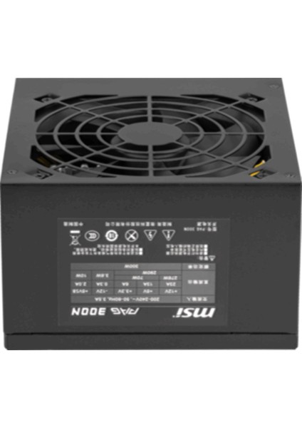 Msı Mag A300N-H 300W Power Supply