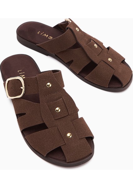 Hima Kahve Comfort Tokalı Kadın Terlik fiyatları