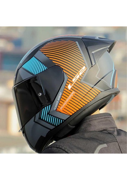 Rapid 2 Extra Full Face Motosiklet Kaskı Siyah Vizörlü fiyatları