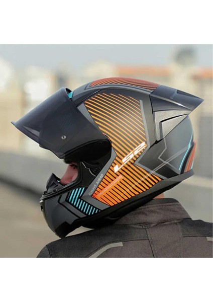 Rapid 2 Extra Full Face Motosiklet Kaskı Siyah Vizörlü indirimleri