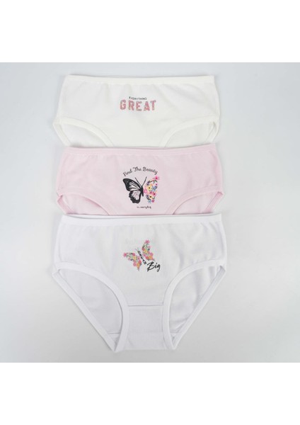 Royan Kız Bebek 3 Lü Slip Set - Çok Renkli