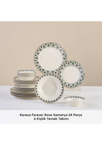 Forever Bone Samatya 24 Parça 6 Kişilik Yemek Takımı modelleri