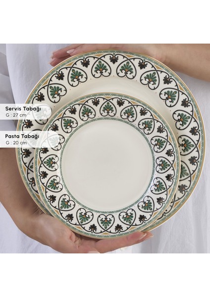 Forever Bone Samatya 24 Parça 6 Kişilik Yemek Takımı