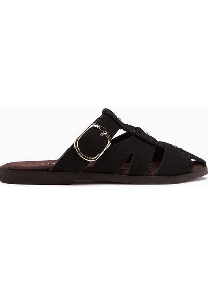 Hima Siyah Comfort Tokalı Kadın Terlik fiyatları