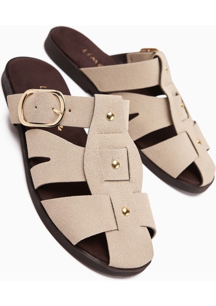 Hima Bej Comfort Tokalı Kadın Terlik