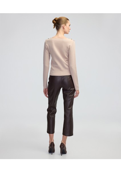 Amorf metal aksesuarlı triko IW6240050295014 fırsatları