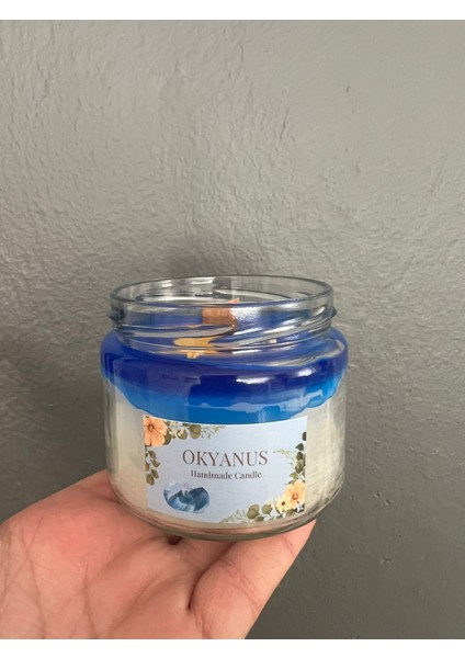 Terapi ve Çakra Mum Okyanus Deniz Temalı ve Rituel Mum Kokulu Mum