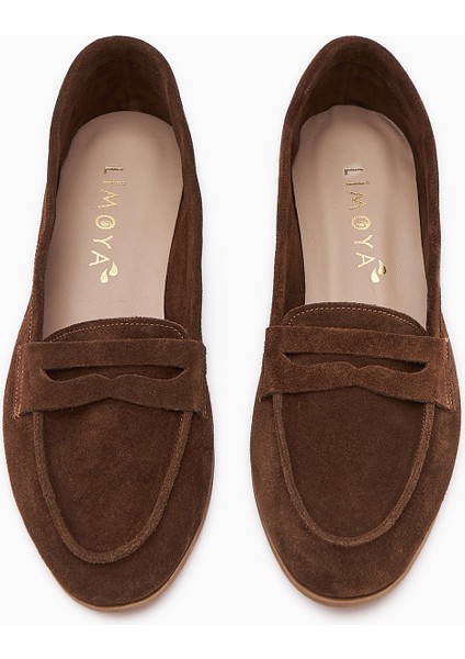 Solina Hakiki Deri Kahve Süet Makosen Ayakkabı Rahat Günlük Loafer fiyatları