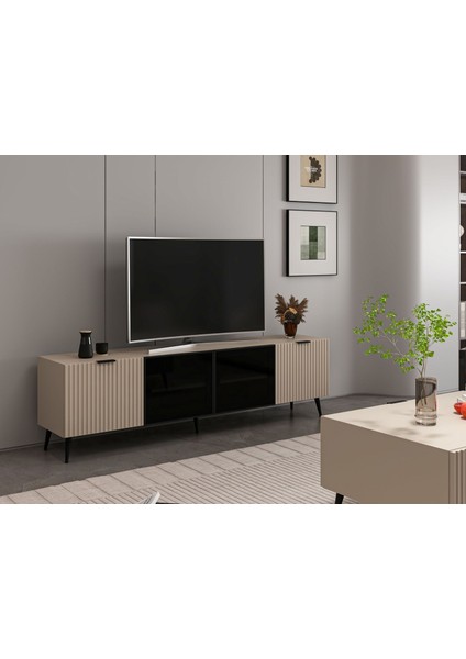 Plus Tv Ünitesi Cam Kapak Kumtaşı/kumtaşı modelleri