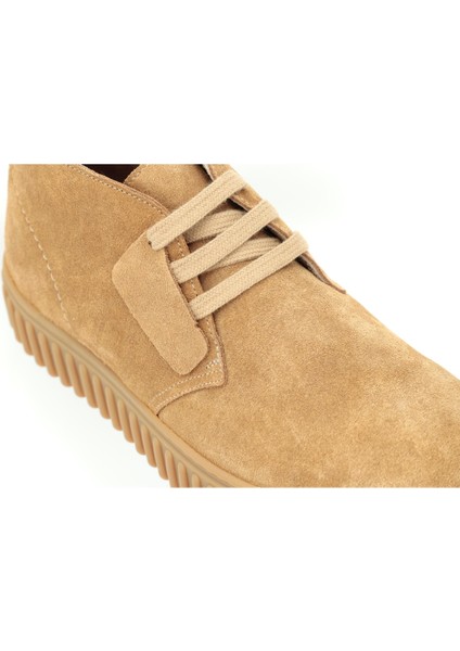 Hakiki Deri Erkek Bot Bağcıklı Kauçuk Taban - B263271 indirimleri