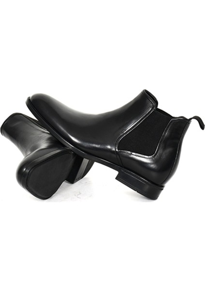 Hakiki Deri Chelsea Erkek Klasik Bot Kauçuk Taban - B9614 indirimleri