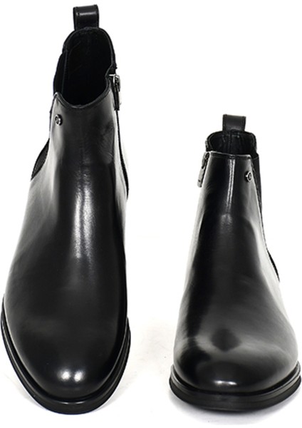 Hakiki Deri Erkek Klasik Bot Kauçuk Taban - B5301 indirimleri