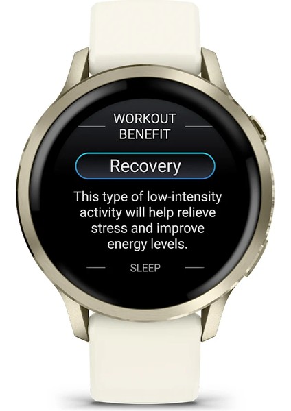 Garmın Venu 4 - 41 mm - Lunar Gold Silikon Kayışlı modelleri