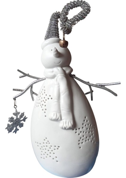 Vintage Fransız Porselen Kardan Adam Biblo & 26 cm fırsatları