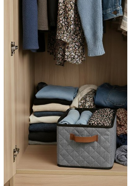 1 Adet Çelik Çerçeve Modüler Raf Düzenleyici 25 x 45 x 20 Cm³ Kırçıl