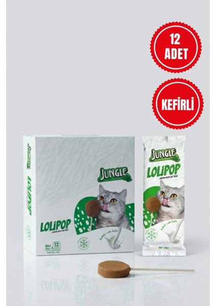 Kedi Lolipopu Kefirli ( 12 Adet )
