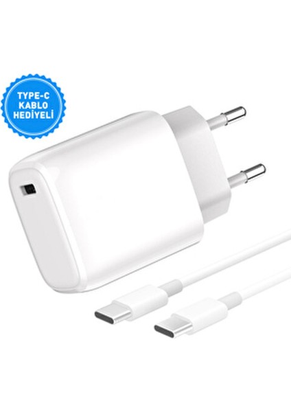 Smarty 25W Type C Hızlı Şarj Adaptörü Ev Kullanımı İçin Uygun Kablosu ile fiyatları