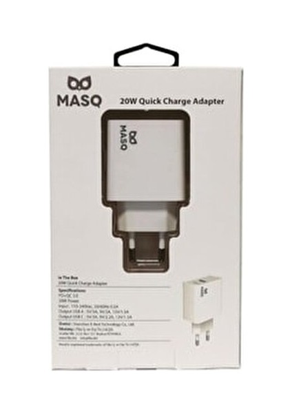 Ev Şarj Adaptörü 20W Hızlı Şarj Qualcomm Quick Charge Uyumlu iPhone Modelleri İçin modelleri